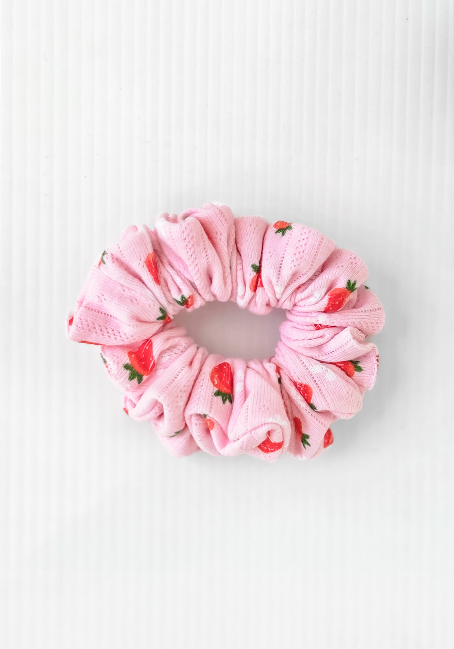 Medium Handmade Scrunchie – Forest Harvest Collection - Pink berry