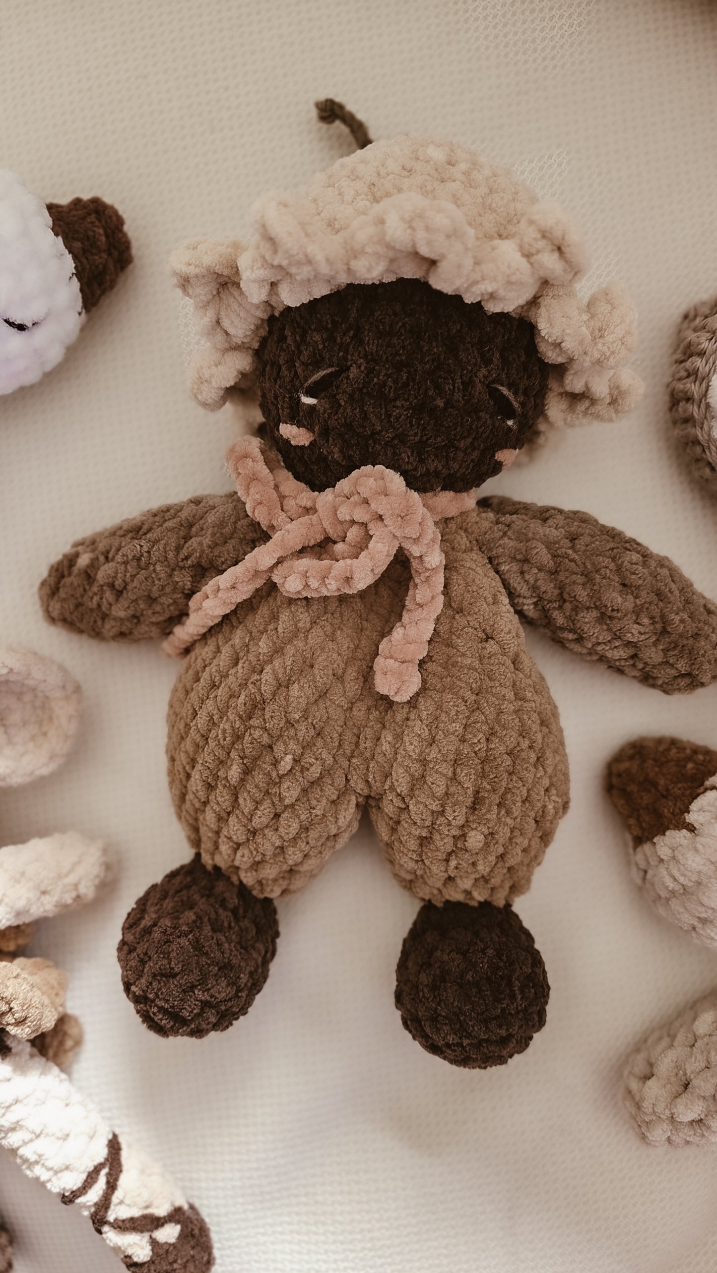 Handmade Crochet flower doll | Plushie | Winter Forest Collection