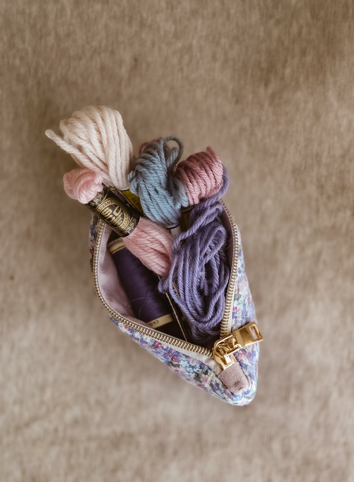 Silly Goose Quilted Zipper Pouch | Coin & Treasure Purse