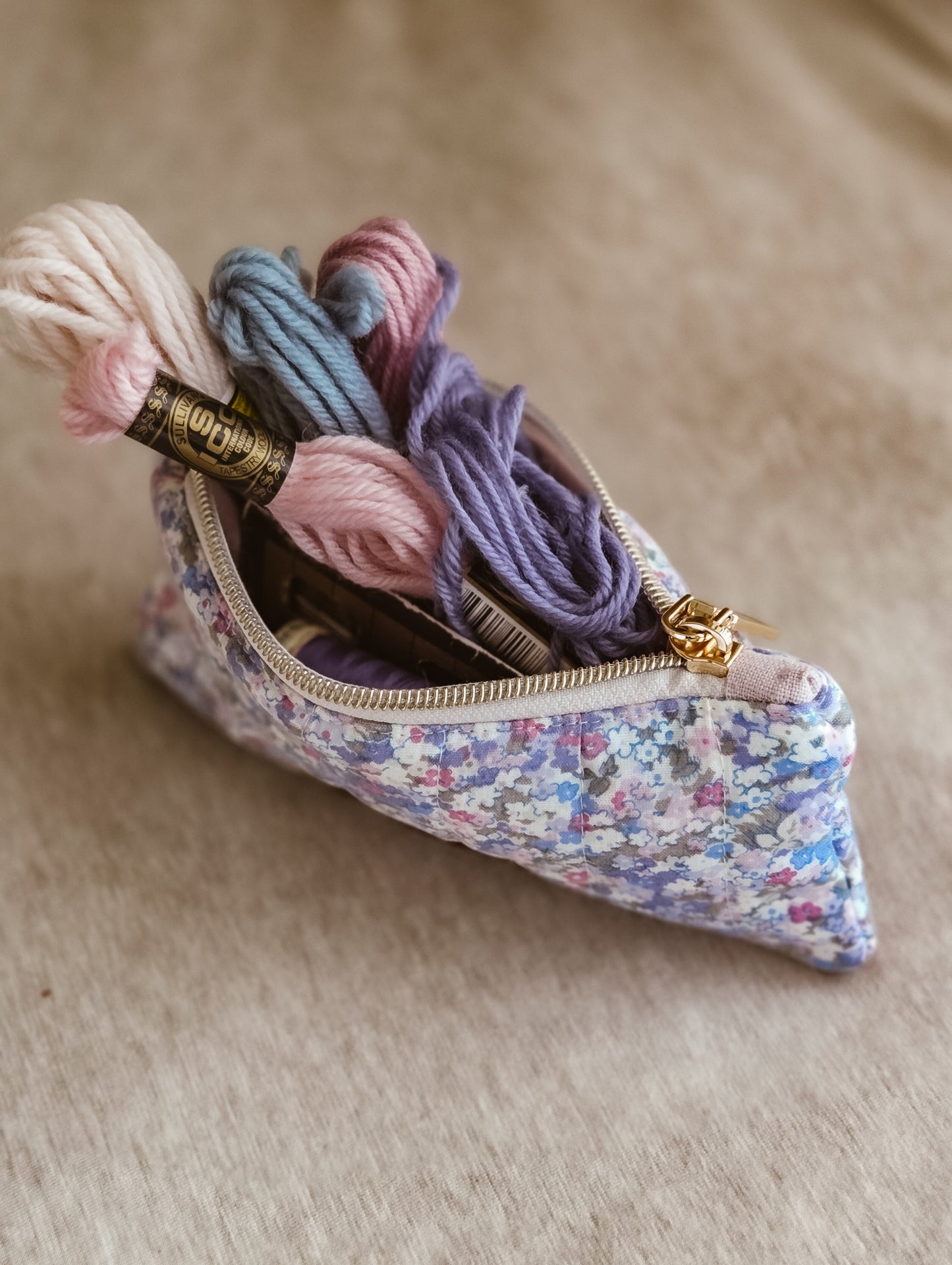 Silly Goose Quilted Zipper Pouch | Coin & Treasure Purse