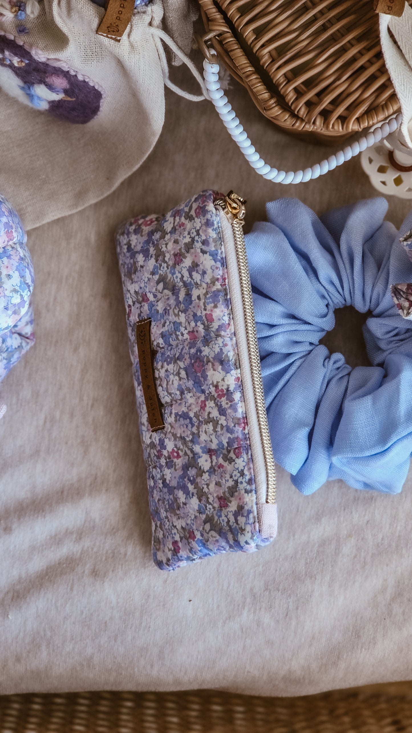 Silly Goose Quilted Zipper Pouch | Coin & Treasure Purse