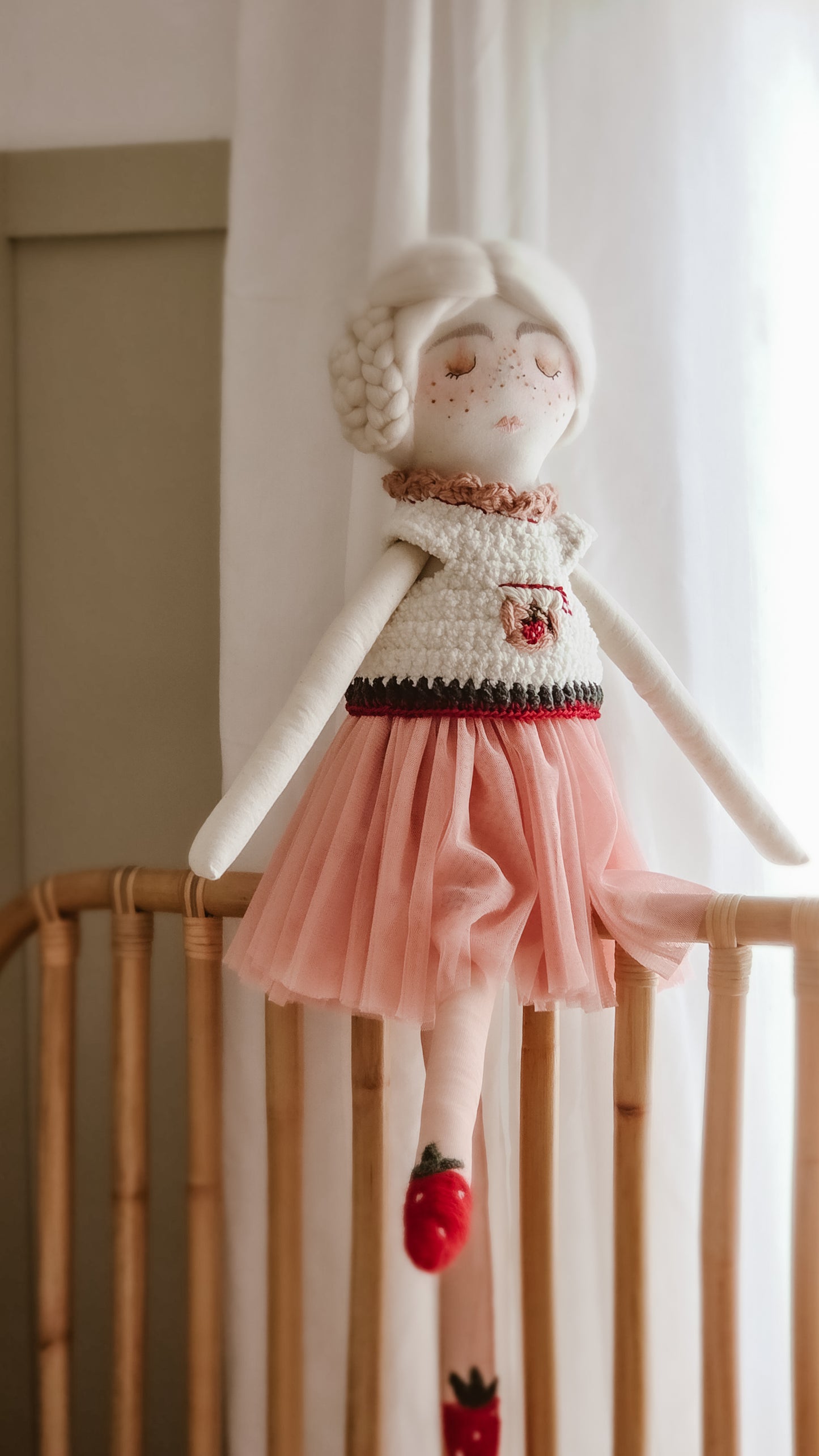 Clementine Handmade Cloth Doll – XL 80cm Heirloom Soft Toy