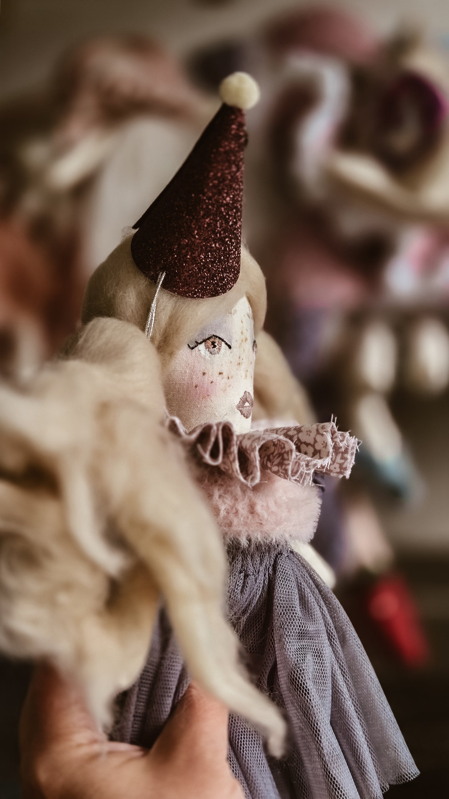 Miss Moffit Handmade Cloth Doll – 33cm Heirloom Soft Toy