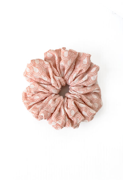 XLarge Handmade Scrunchie – Rainbows & Sunshine Collection - Blush