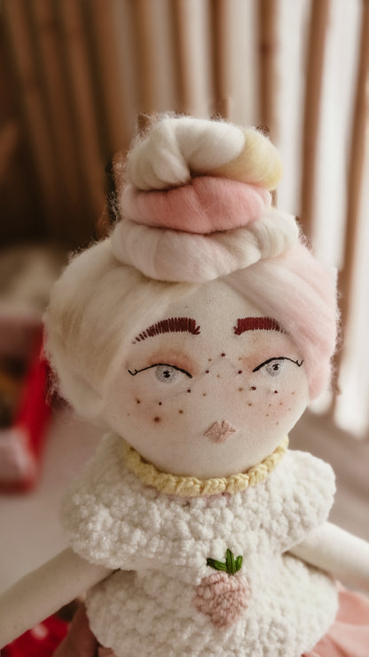Blossom Handmade Cloth Doll – 66cm Heirloom Soft Toy