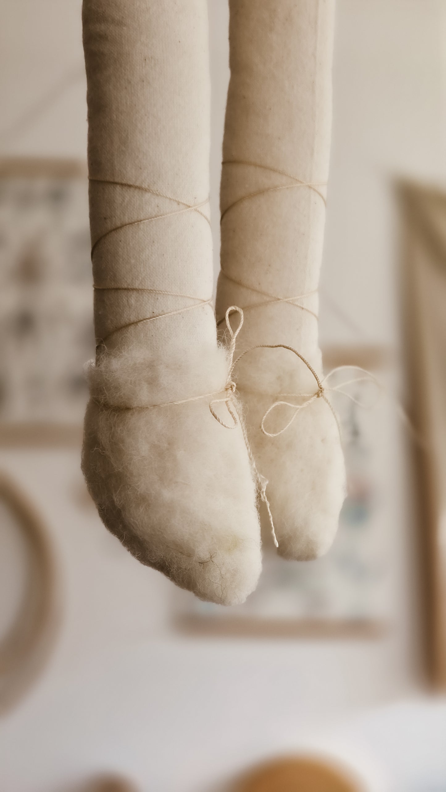 Honeypeach Handmade Cloth Doll – XL 80cm Heirloom Soft Toy | Peaches + Cream Collection