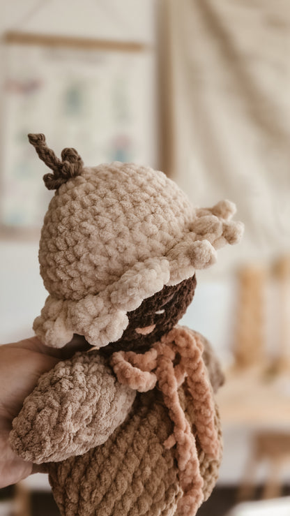 Handmade Crochet flower doll | Plushie | Winter Forest Collection