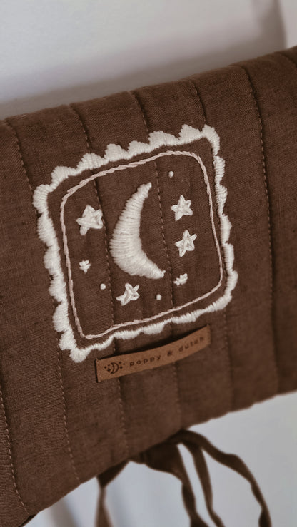 Moon Little girls Church handbag | Coffee & Cream Collection