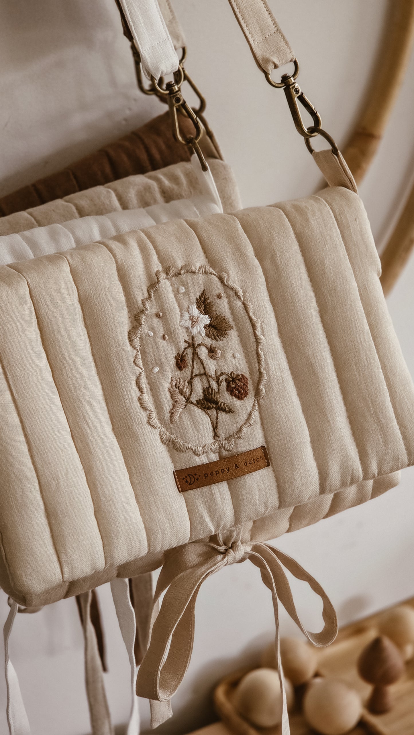 Strawberry Fields Little girls Church handbag | Winter Forest Collection