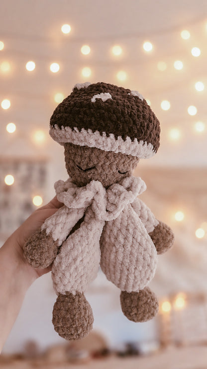 Handmade Crochet mushroom doll | Plushie | Winter Forest Collection