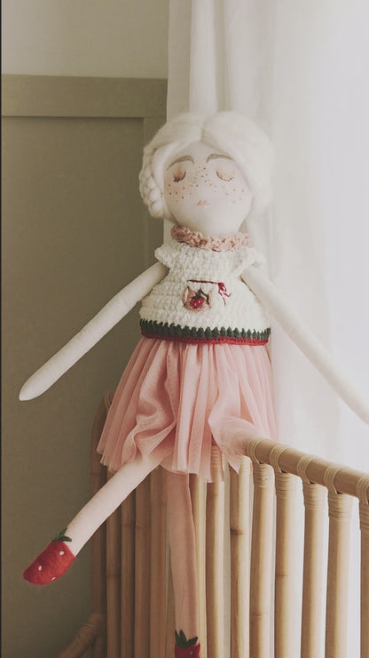 Clementine Handmade Cloth Doll – XL 80cm Heirloom Soft Toy