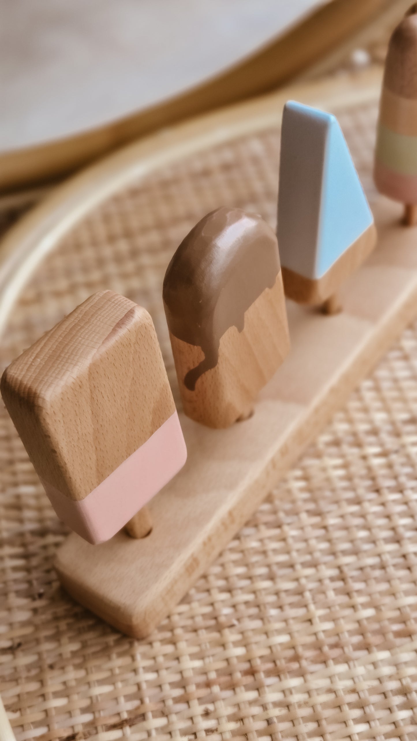 Wooden play icecream set