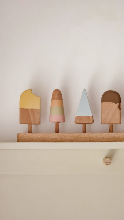Wooden play icecream set