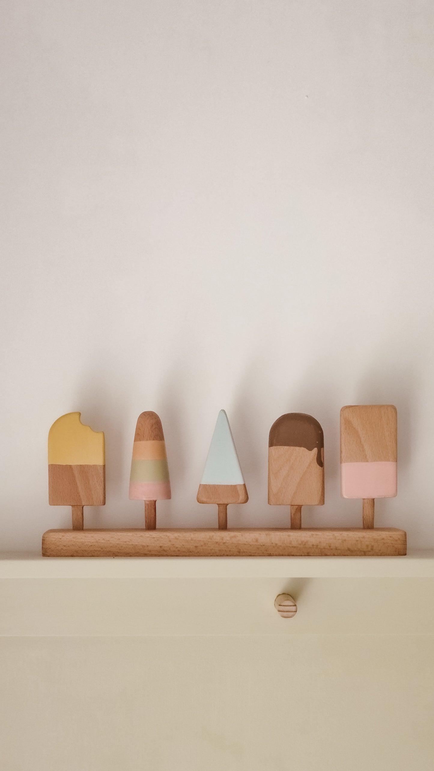 Wooden play icecream set