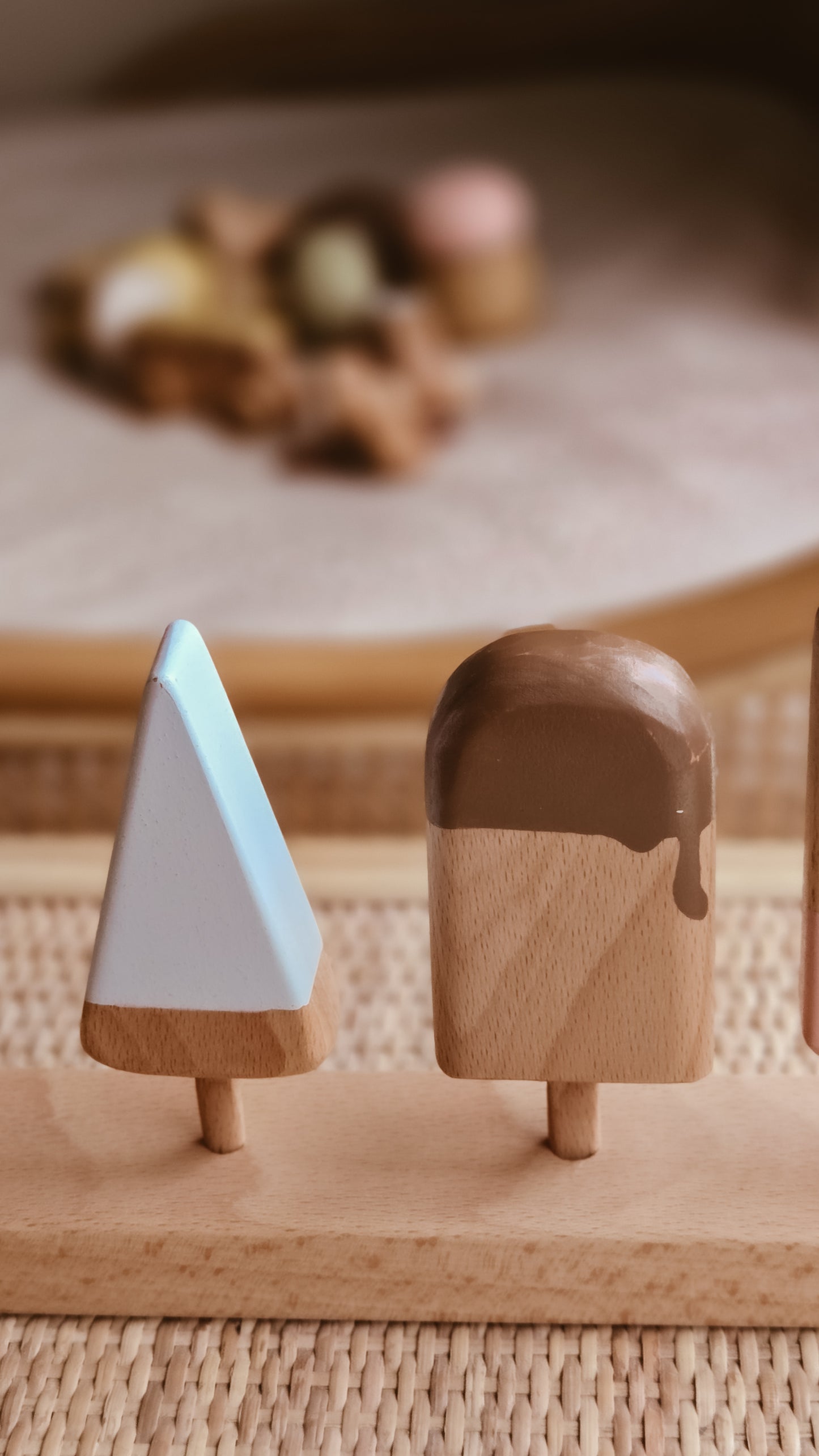 Wooden play icecream set