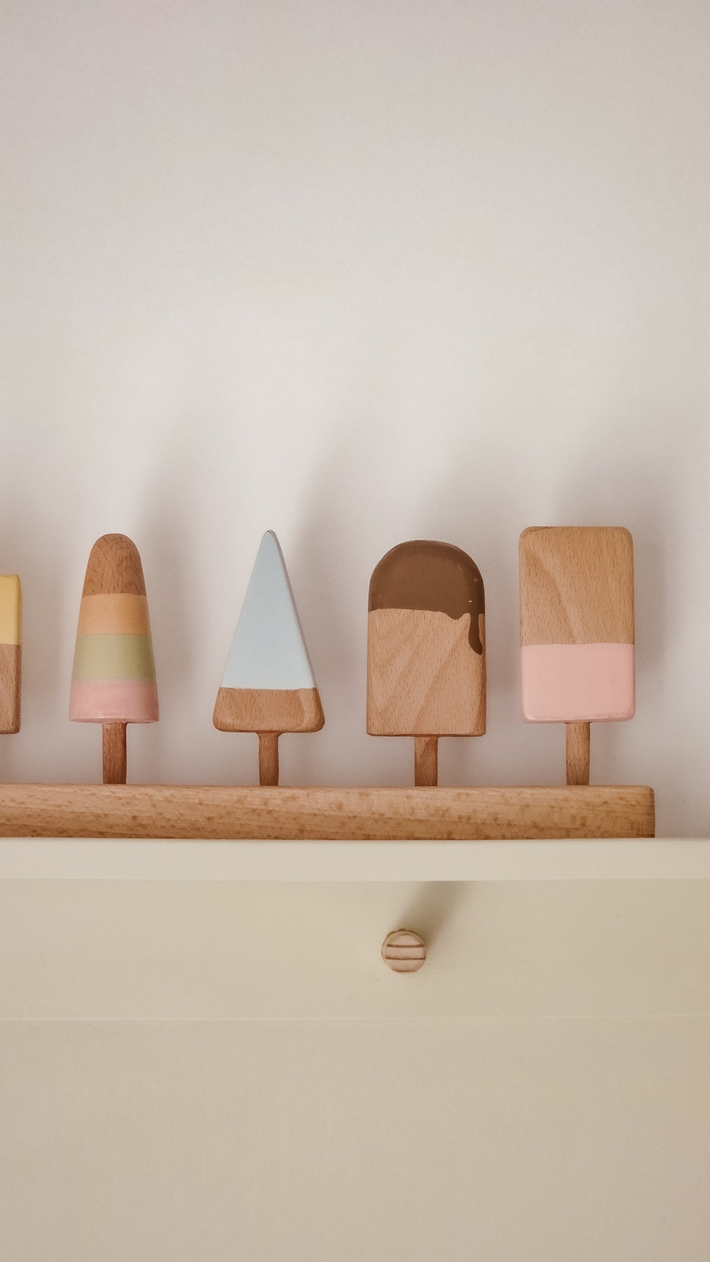 Wooden play icecream set