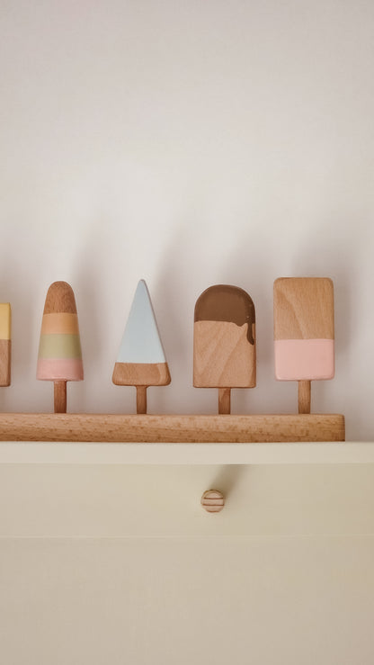 Wooden play icecream set